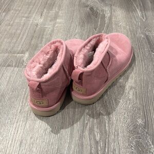 UGG Blush Suede Ankle Boots